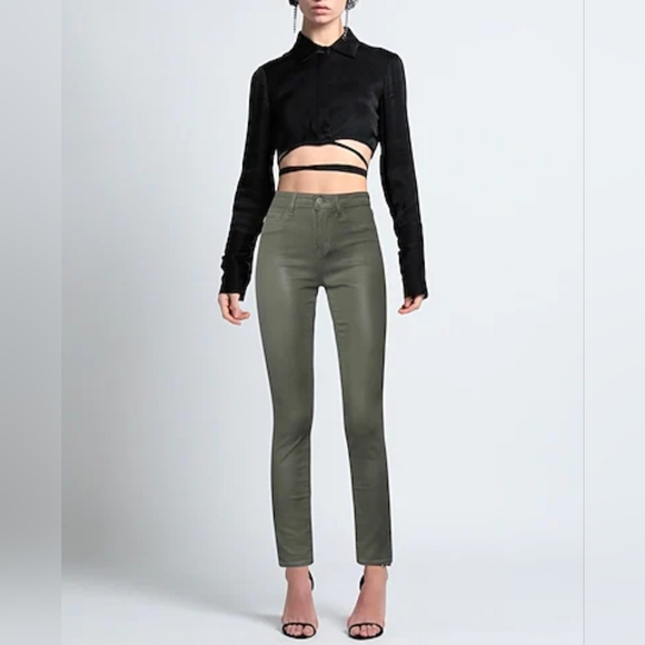 L'AGENCE Pants - L'Agence | Dark Olive Denim Pants, Size 28 (Made Small)